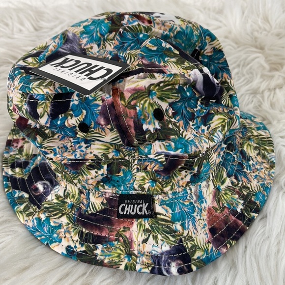 ORIGINAL CHUCK Panda Bear Tropical Zoo Bucket Hat New - Picture 3 of 7